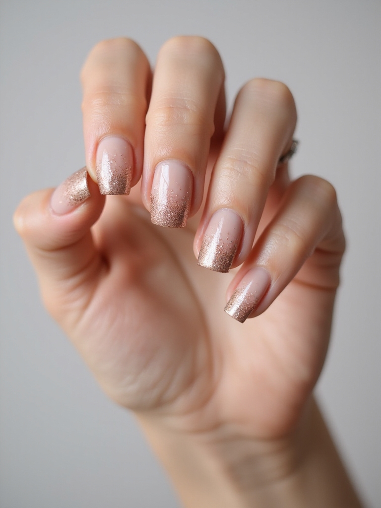 champagne shimmer gold gradient