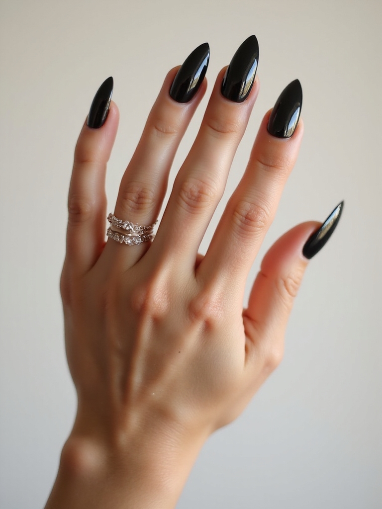 chrome mirror bright stiletto talons