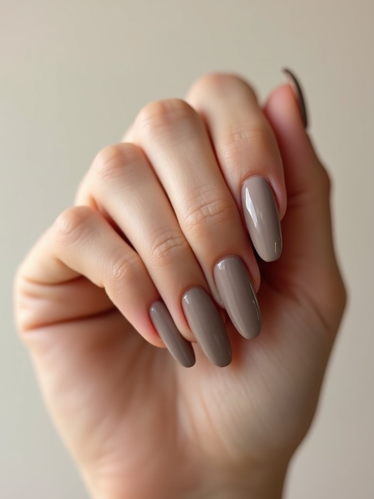 cool taupe almond elegance