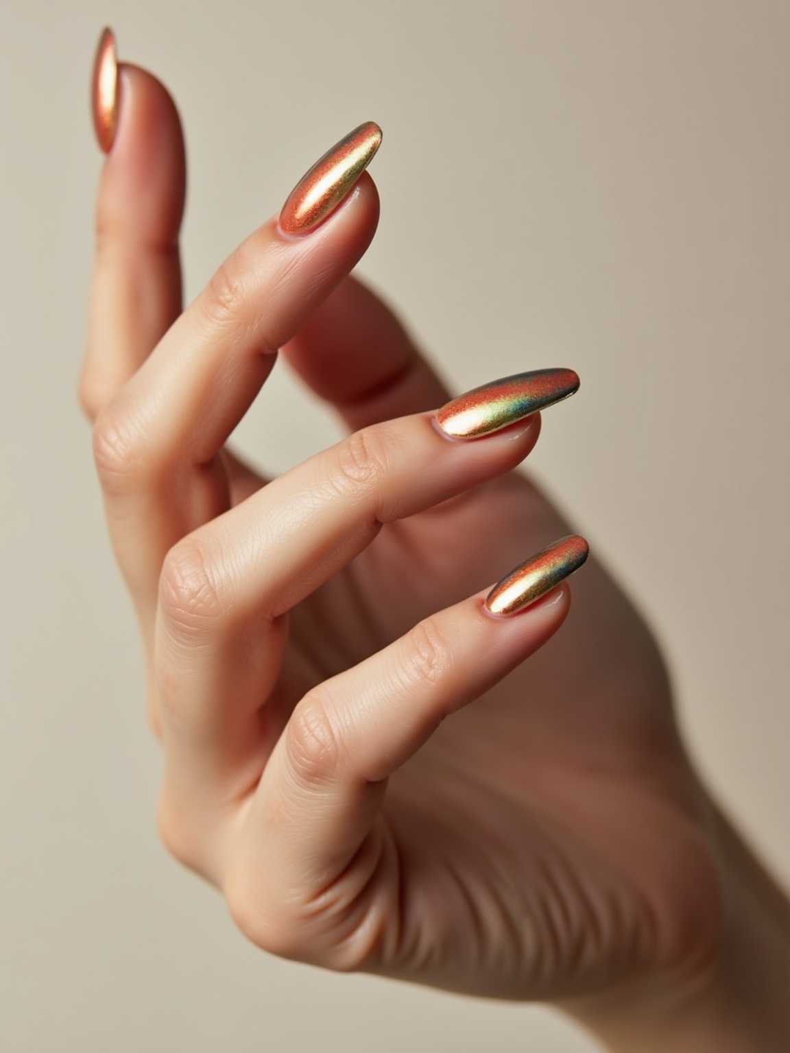 copper to green duo chrome leaves