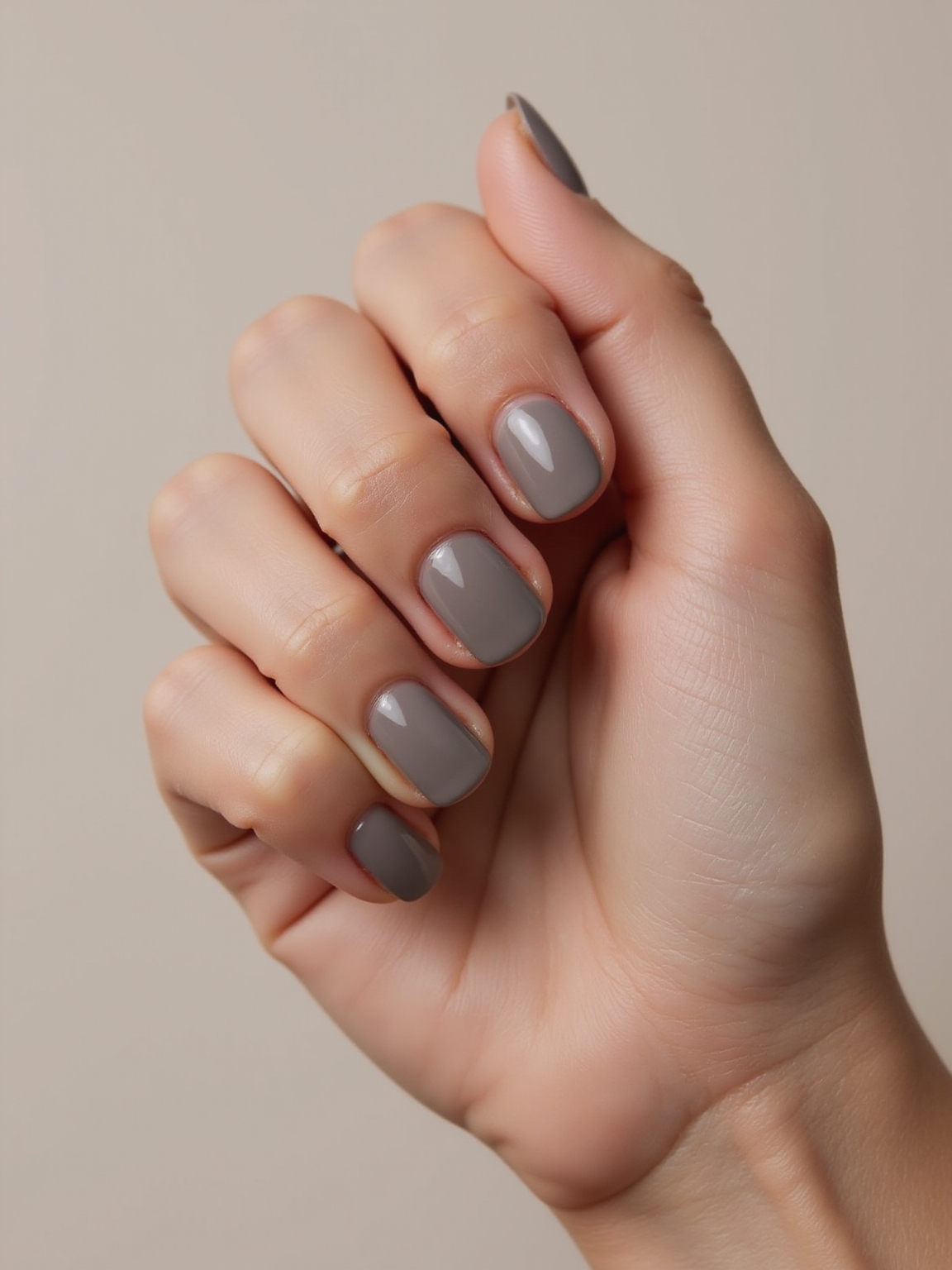 creamy cool leaning smoky taupe