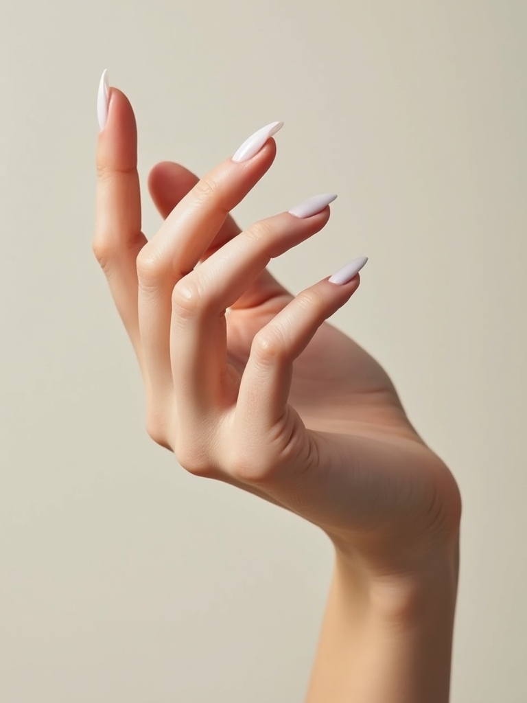 creamy translucent glossy finish