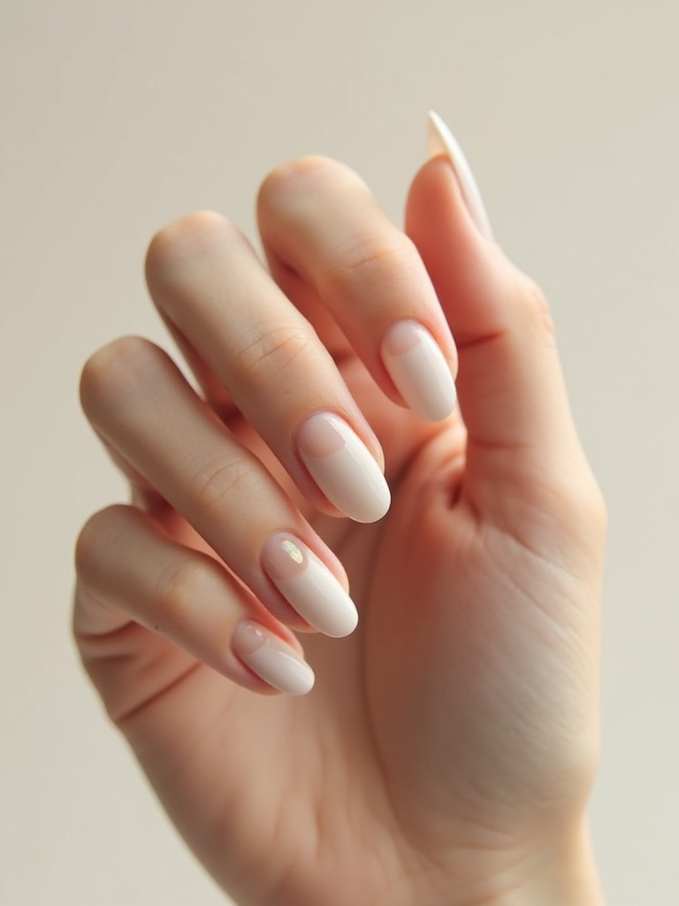 crescent cuticle negative space accents