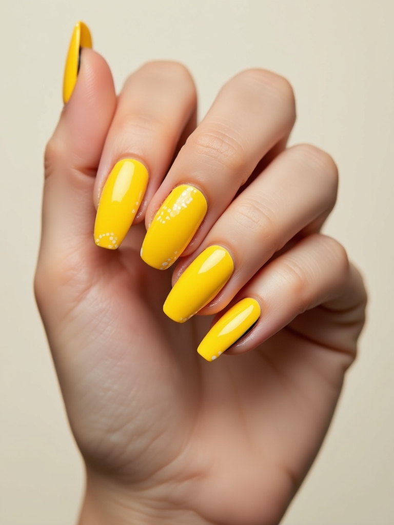 crisp graphic yellow blocks