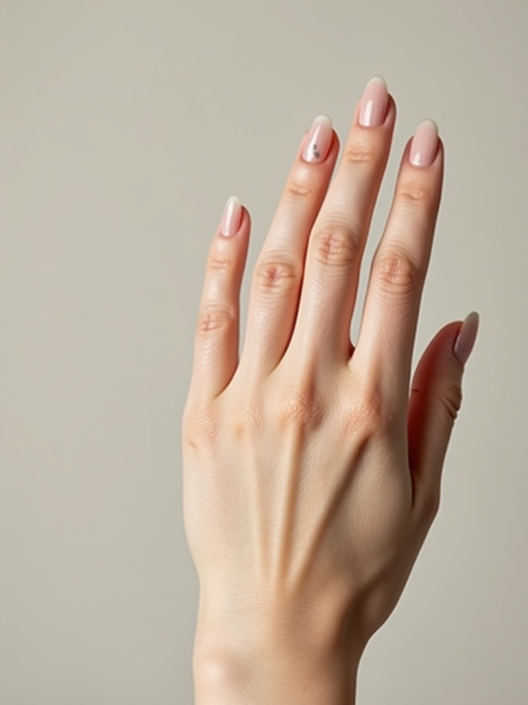 crisp single dot cuticle accent