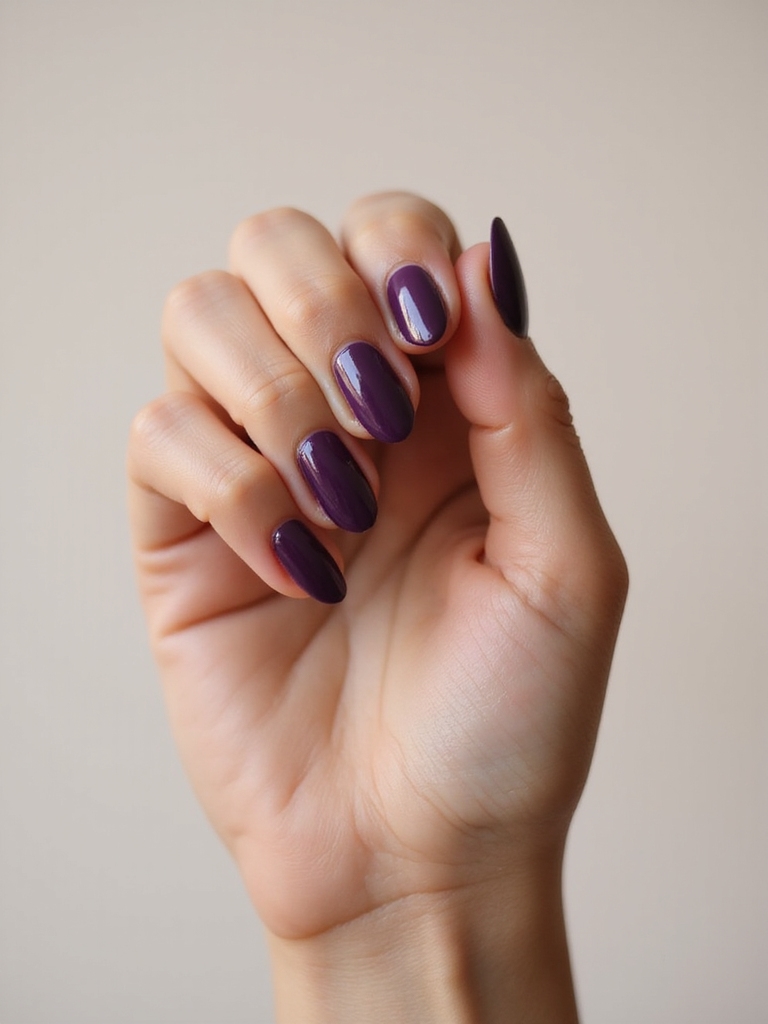 deep plum mirror chrome