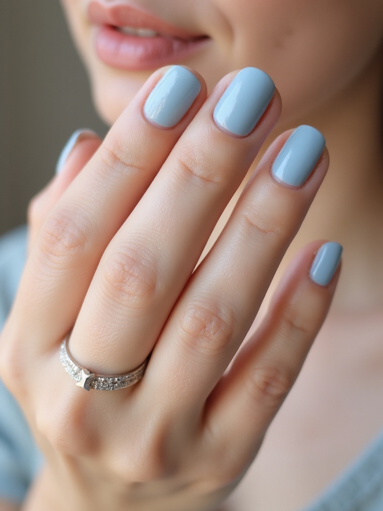 dreamy soft light blue