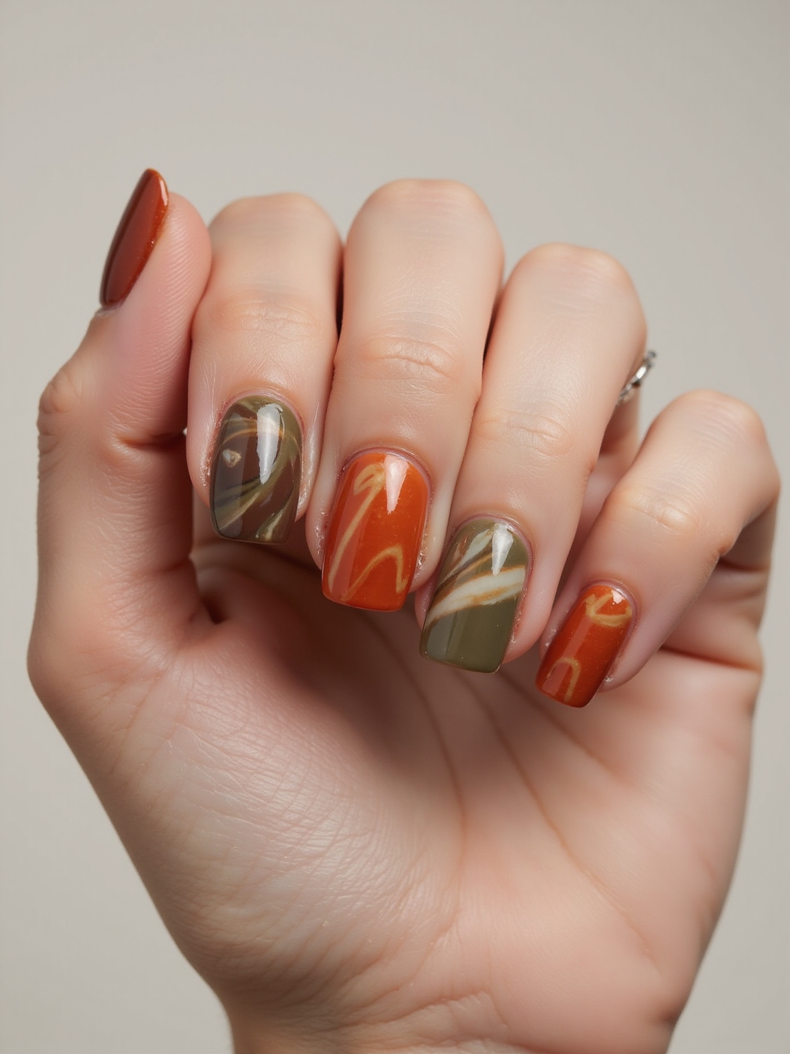 earthy abstract swirls warmth