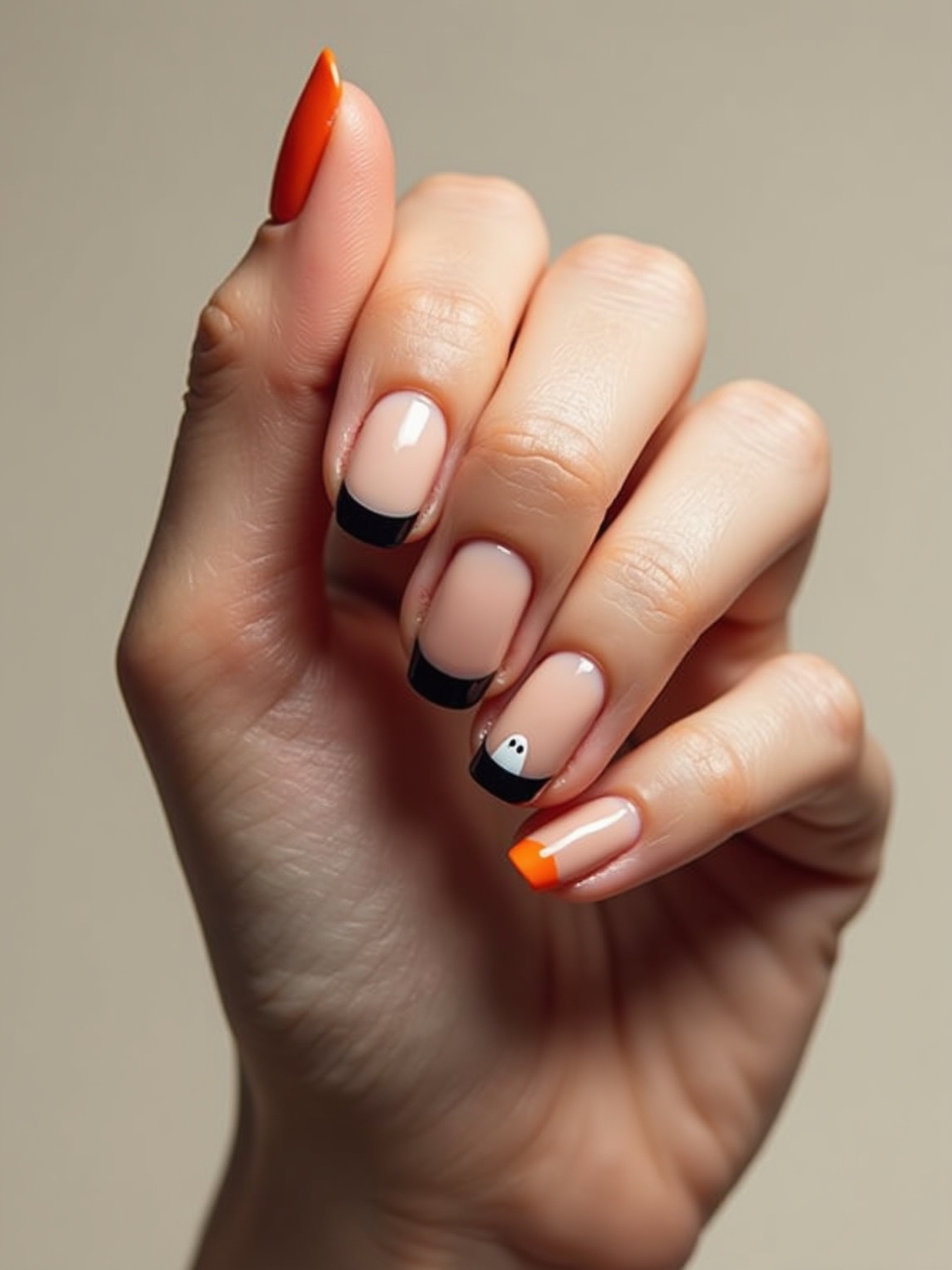 easy spooky manicure ideas