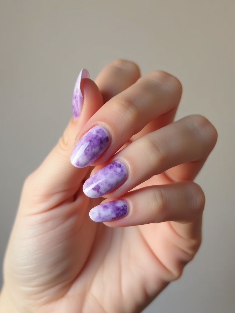 ethereal orchid tie dye marble