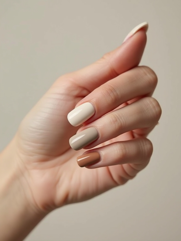 five creamy neutral shades