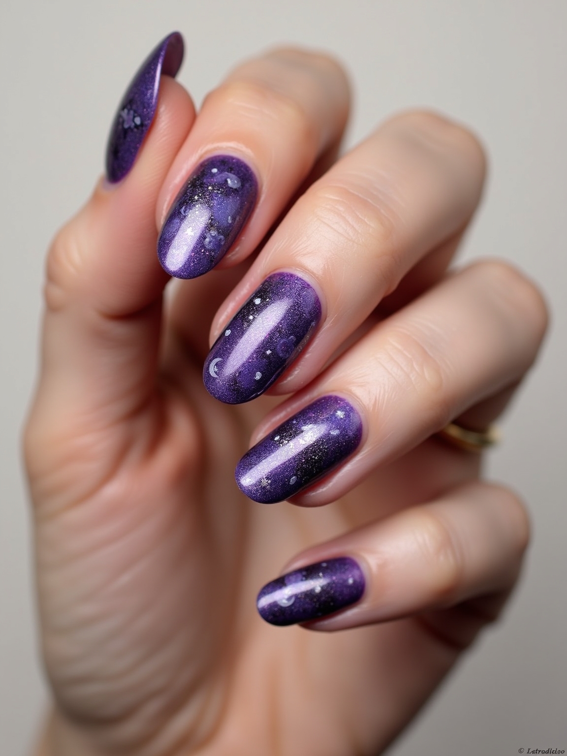 holographic galaxy crescent moons