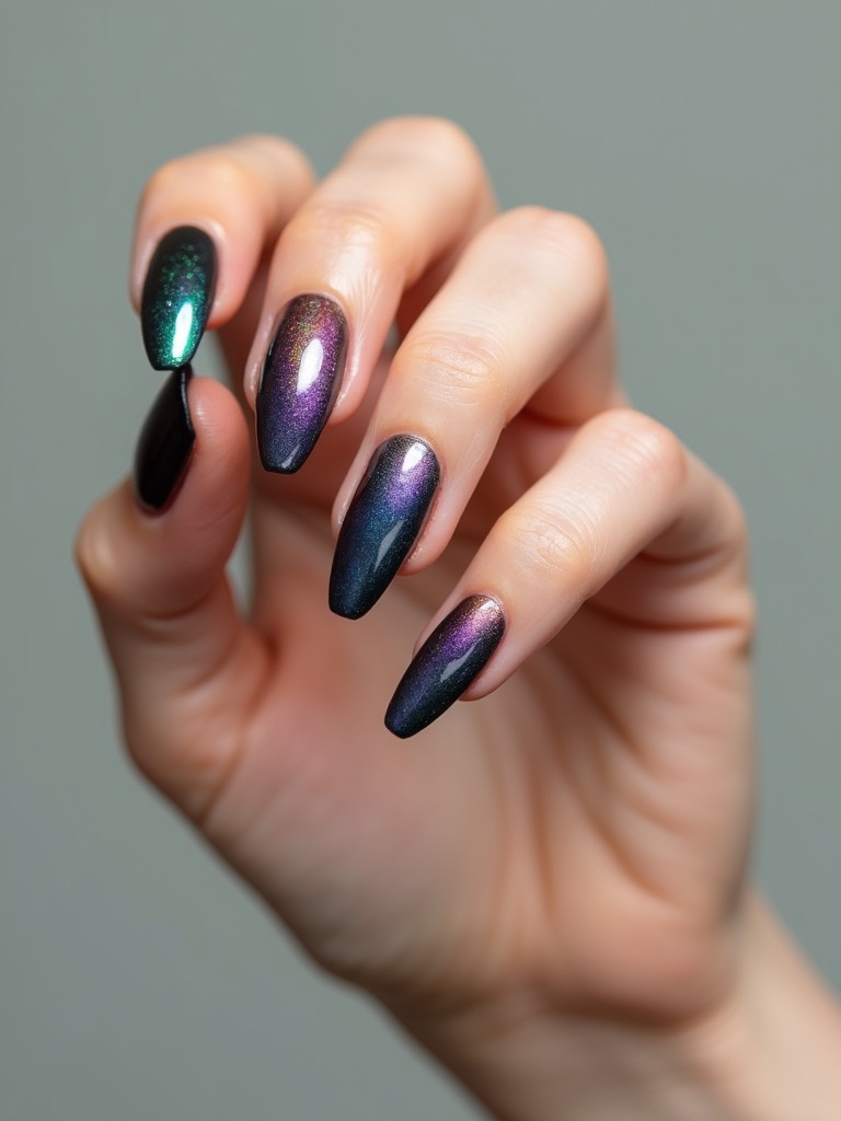iridescent chameleon cat eye shift
