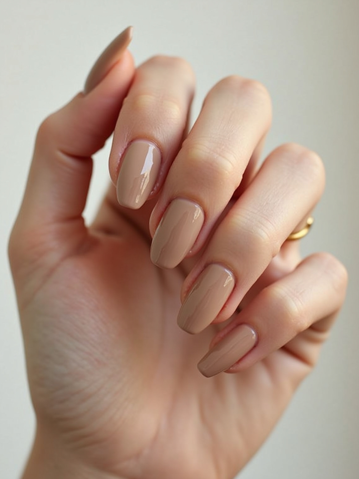 low maintenance sheer gel manicures