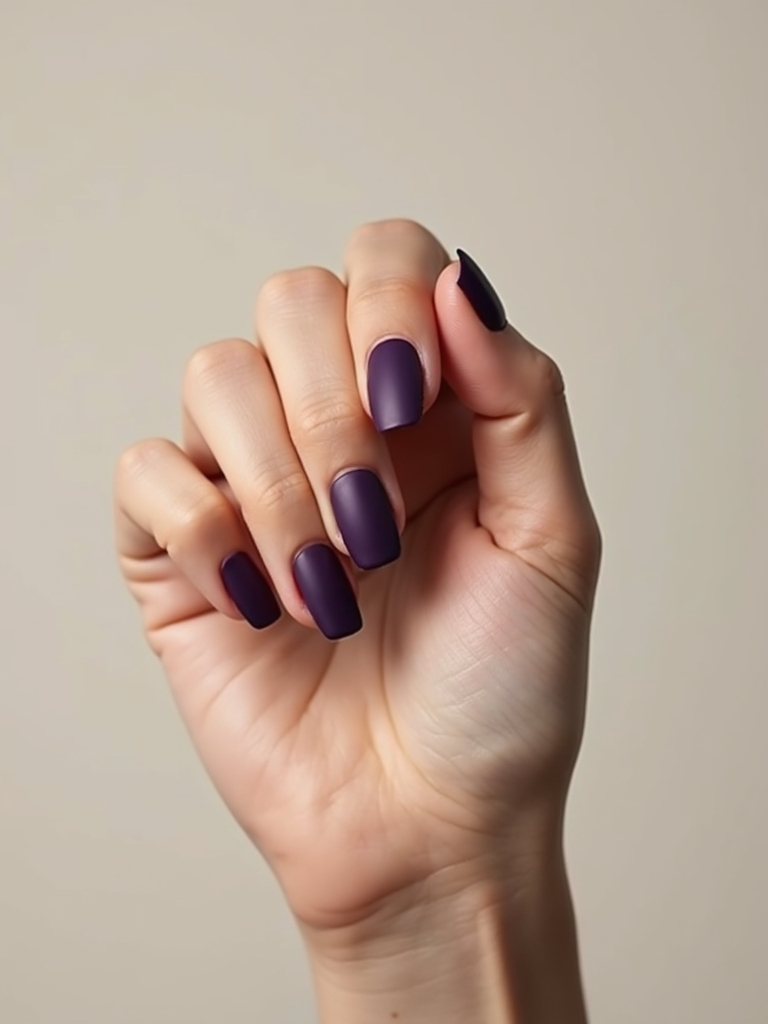 luxe deep eggplant matte