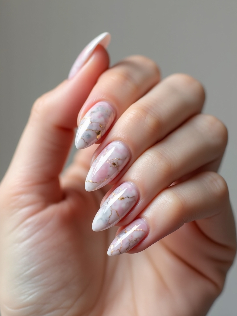 marble inks gold veins