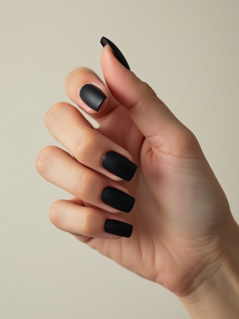 matte noir glossy edges