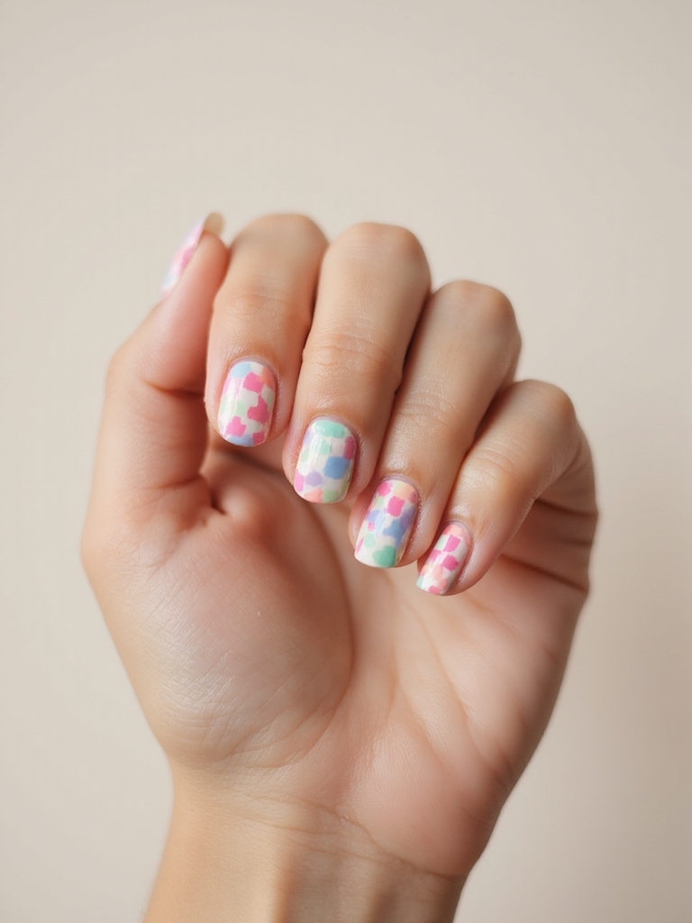 micro chunky checkerboard mix