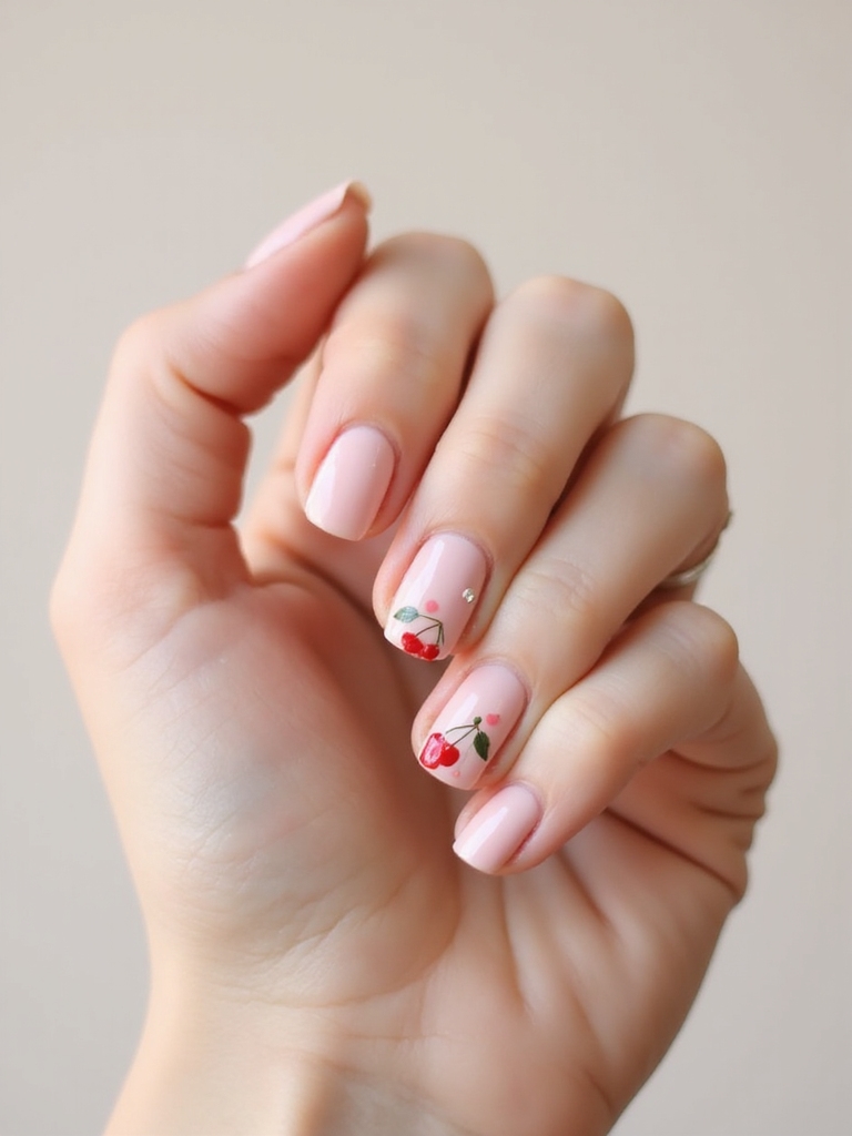 milky base glassy cherries