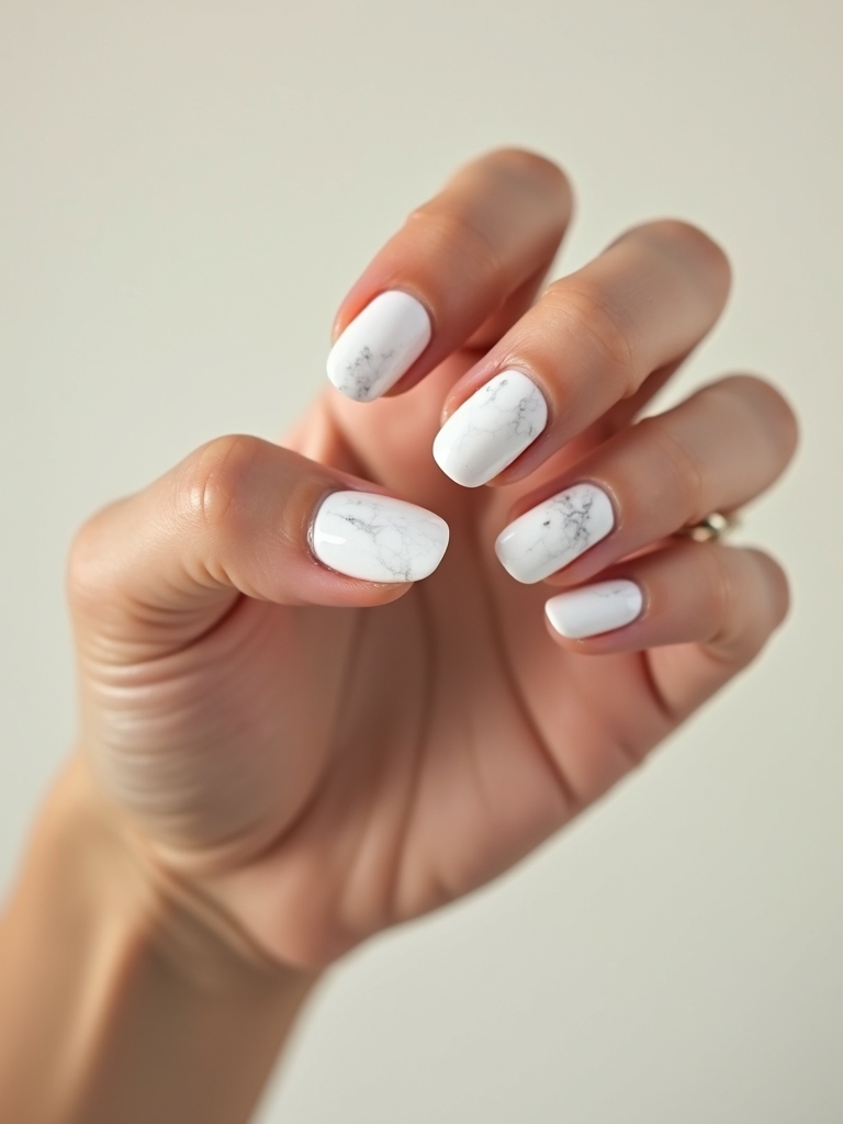 milky marble whisper thin veins