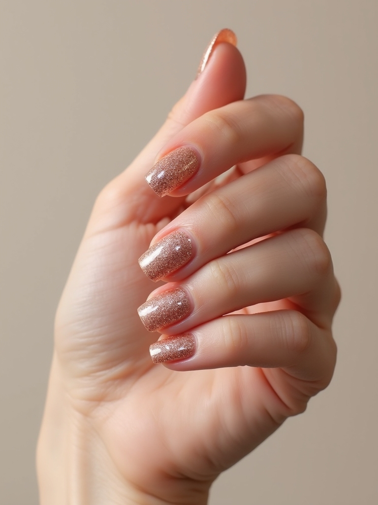 mirrored chrome french tips