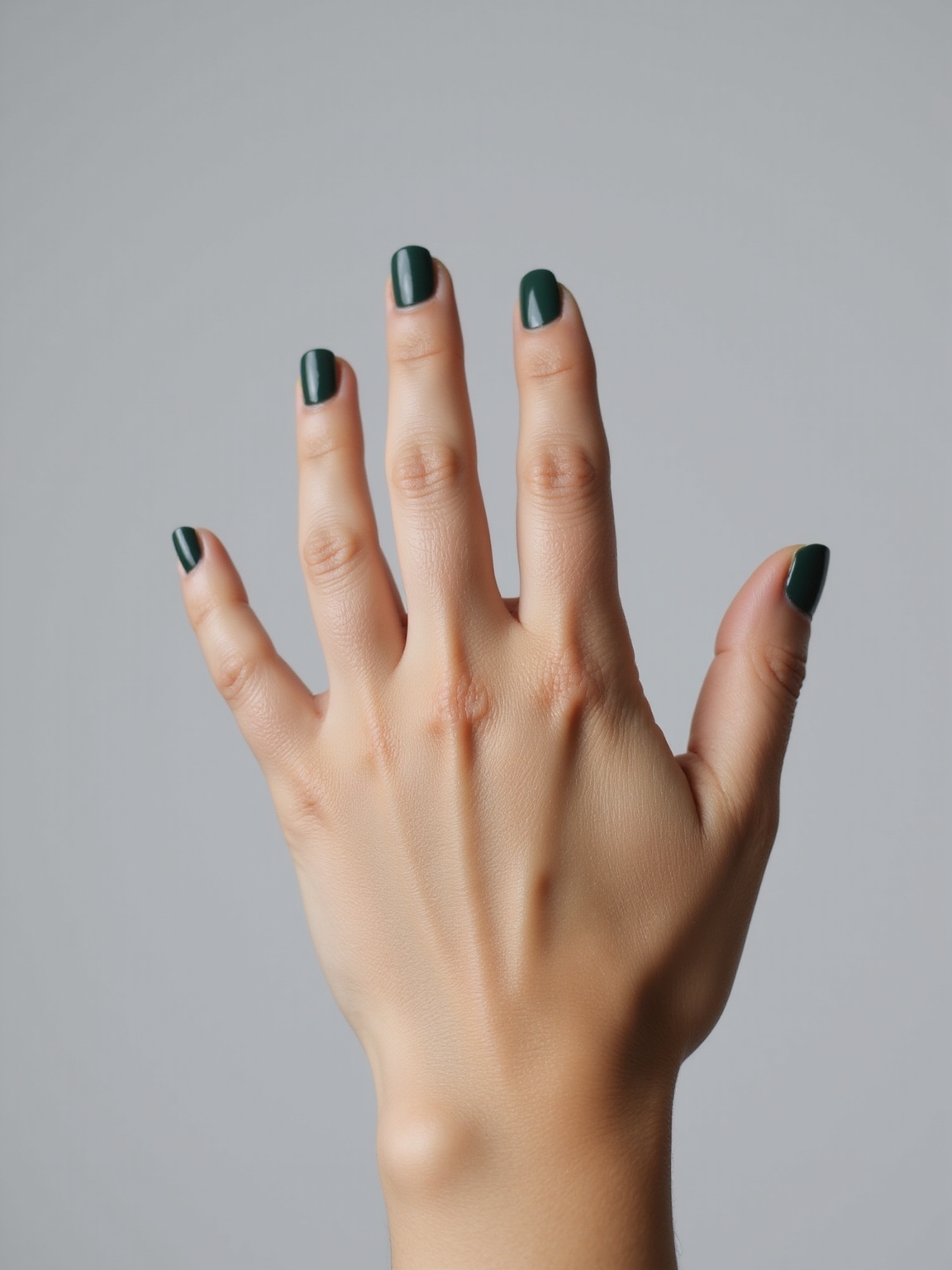 moody glossy evergreen shorties