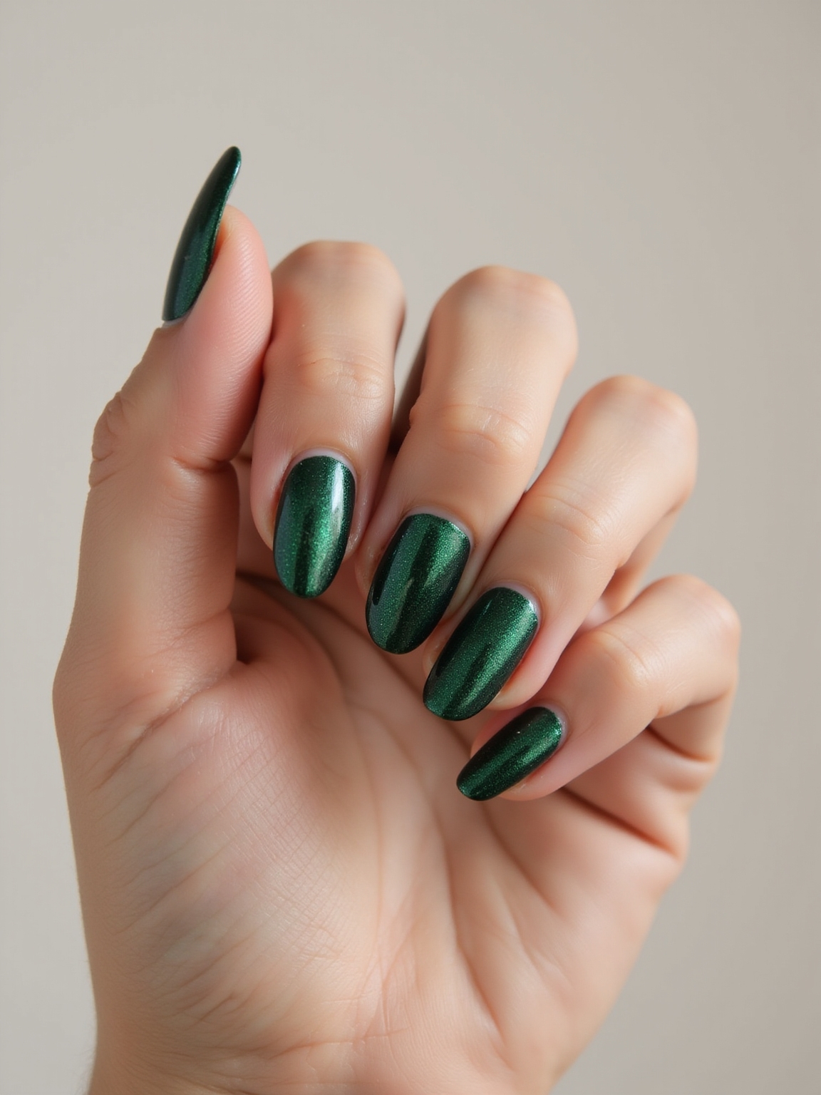 mossy emerald velvet cat eye