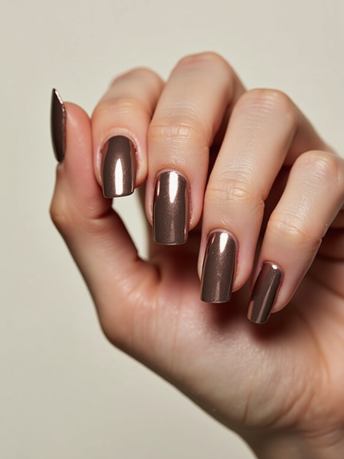 muted pearly chrome finishes