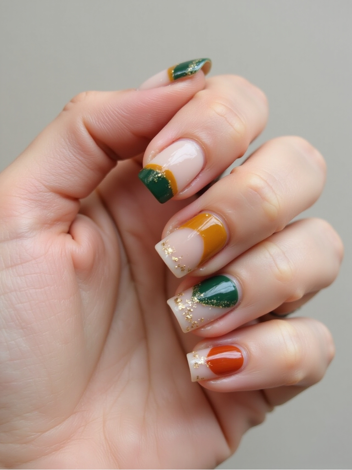 negative space autumn nail designs
