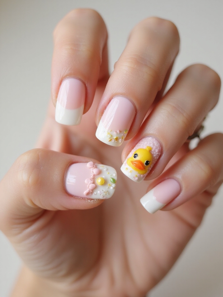pastel candy decoden nails