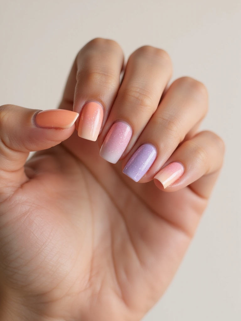 peach to blush gradient