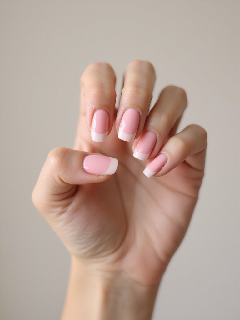pearlescent glazed rosy french