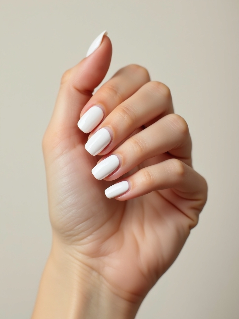 pearly milky glazed finish
