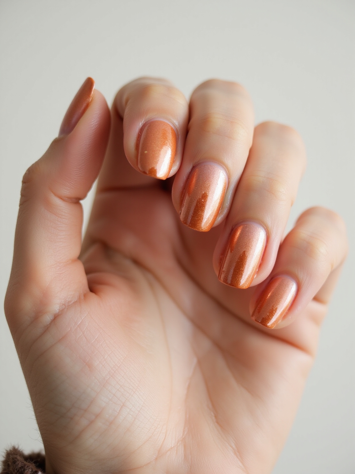 pumpkin spice chrome ombr