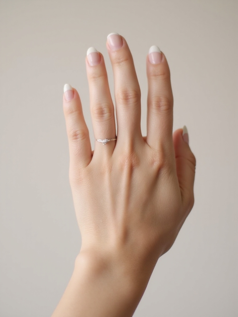 razor thin negative space crescent