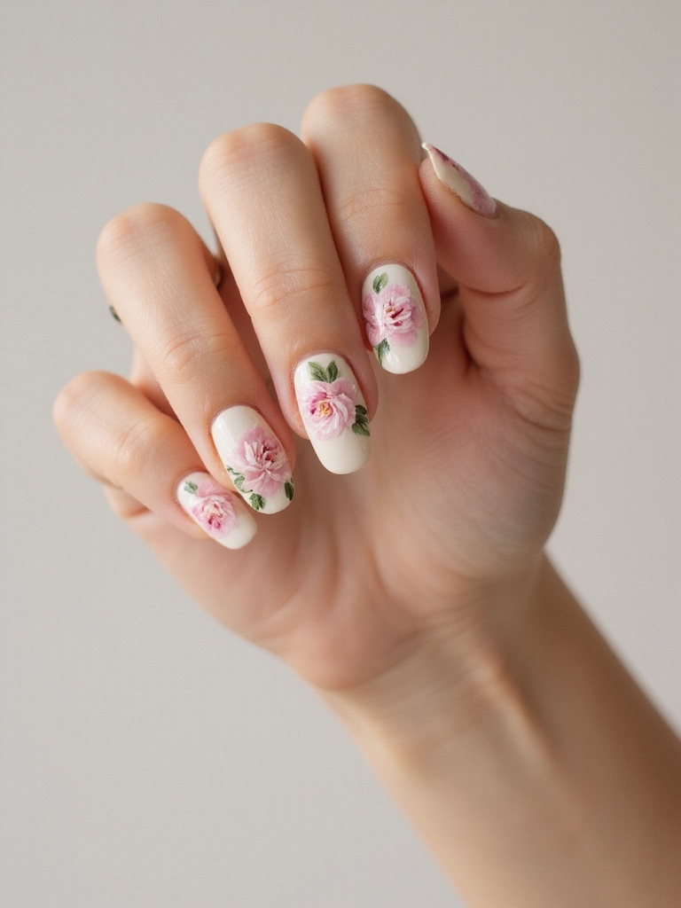 sheer blush painterly peonies