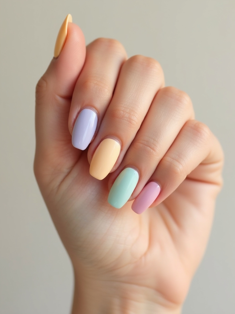 sheer glossy pastel jelly