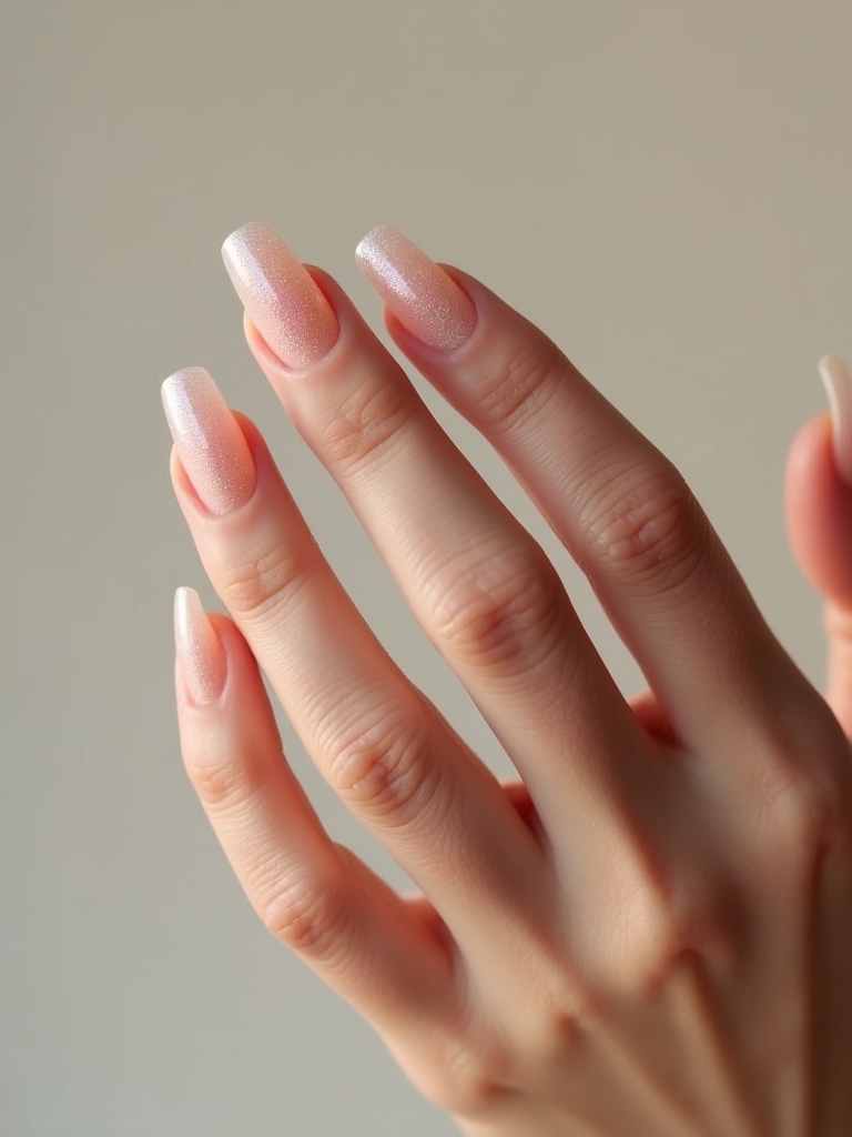 sheer jelly over glitter