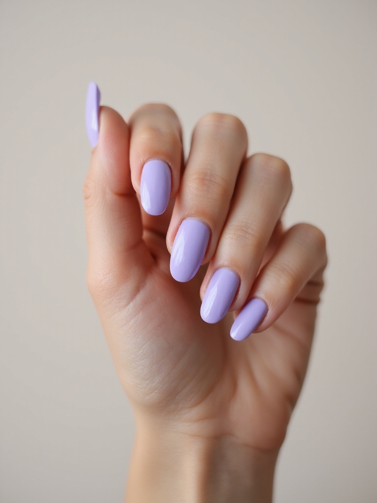 sheer milky lavender glow
