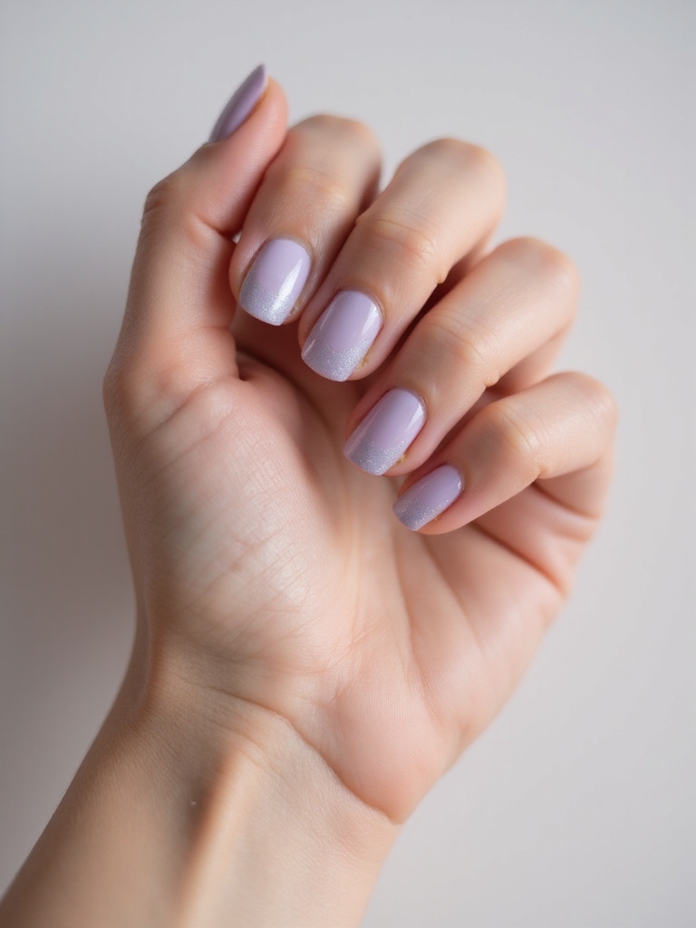 sheer milky lavender shimmer