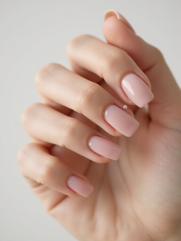 sheer milky pink glow