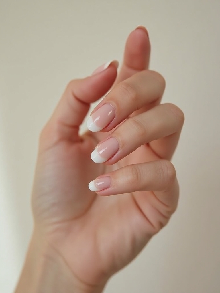 sheer ombr elongates nails