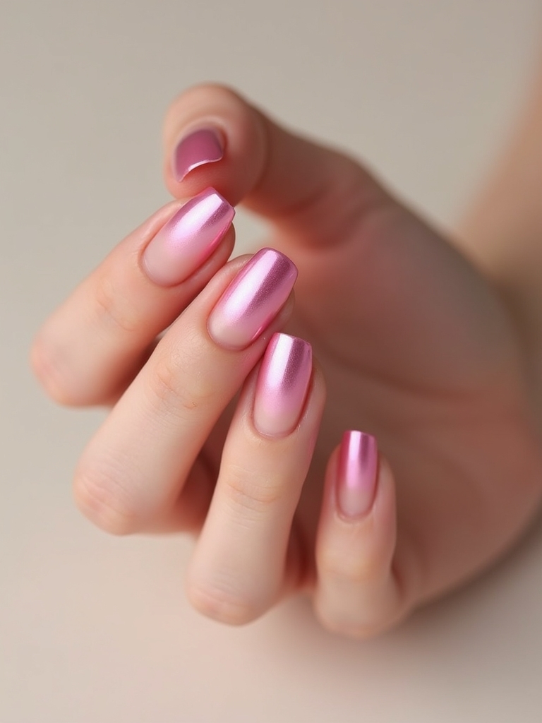sheer rose to chrome
