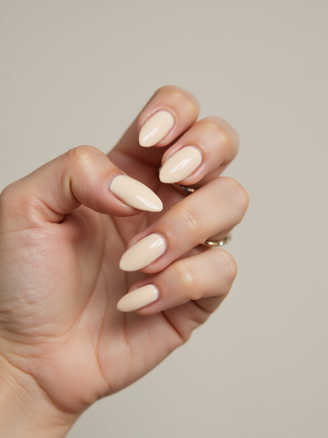 soft creamy neutral nail tones
