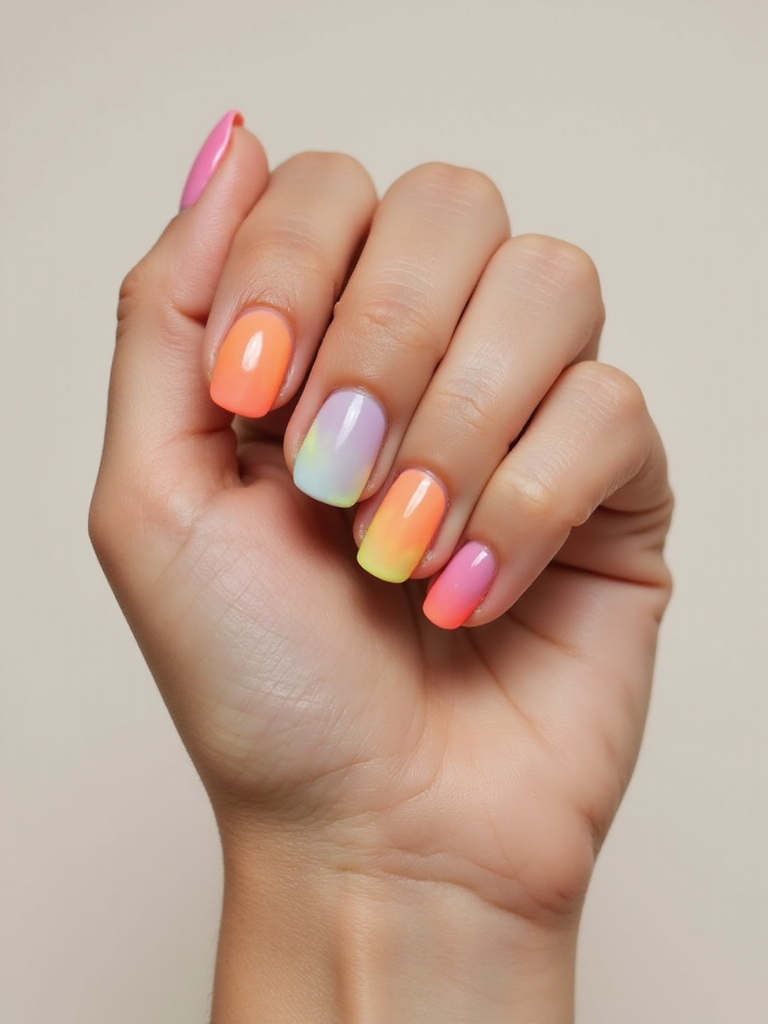 soft glowing neon halo