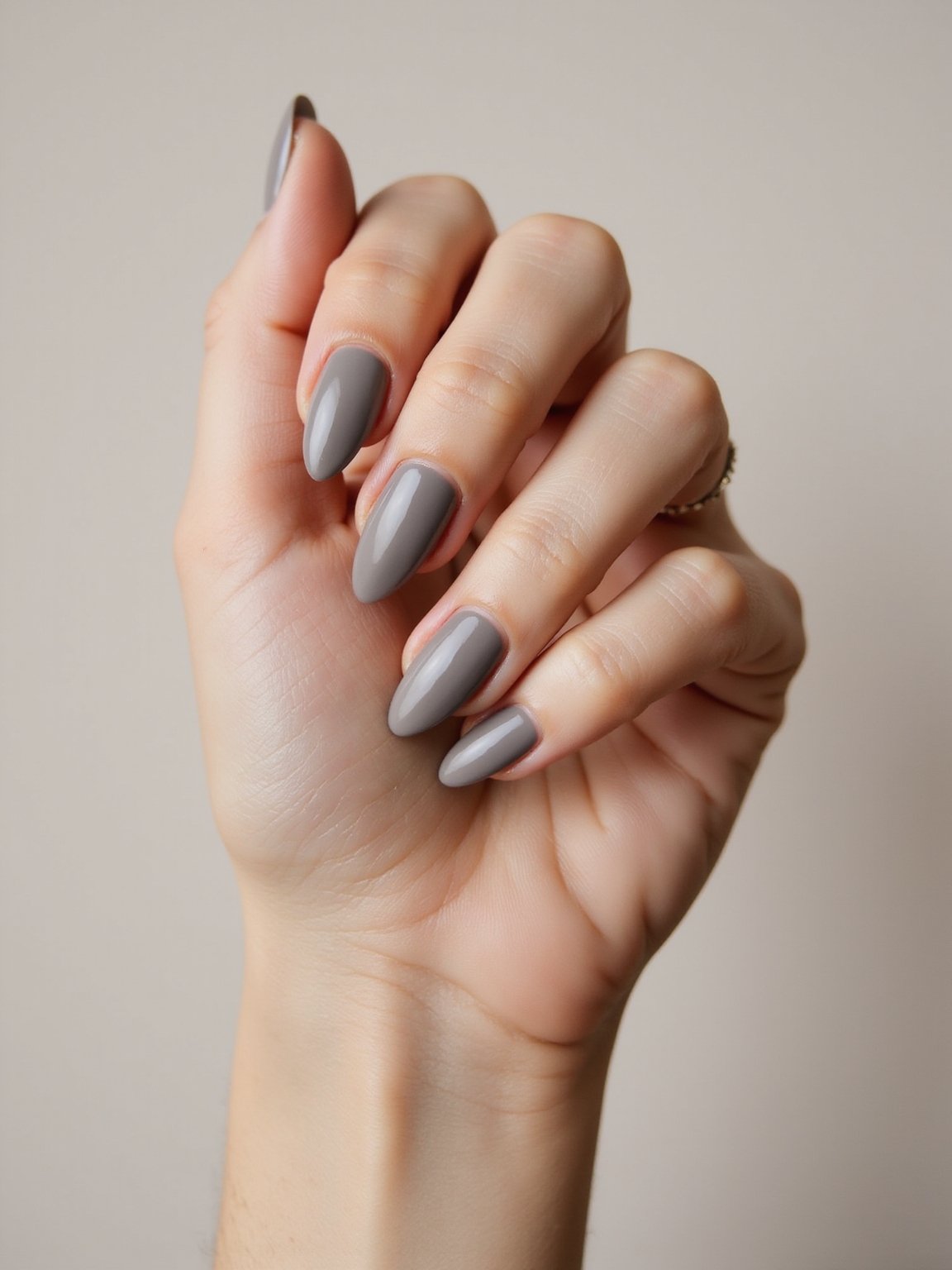 soft stone tinged neutral polish