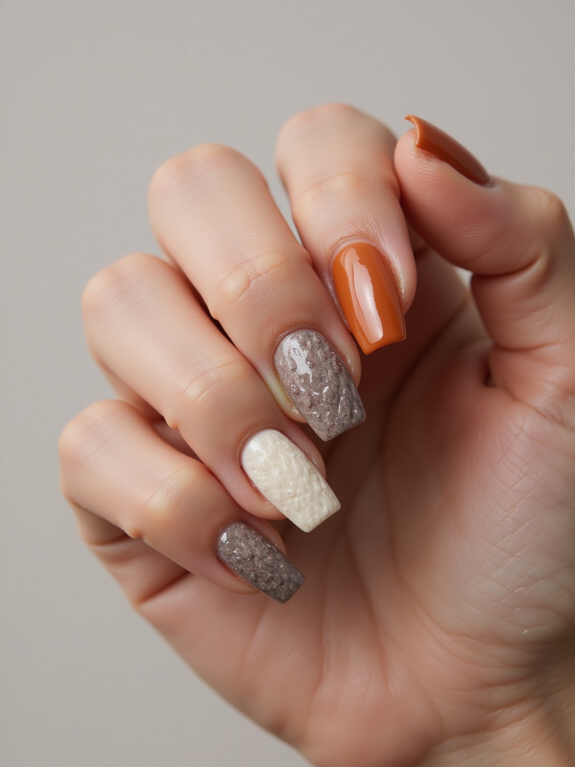 sweater inspired raised gel cables