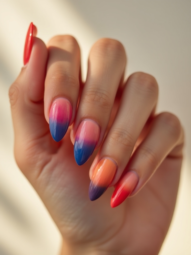 tangerine coral fuchsia plum