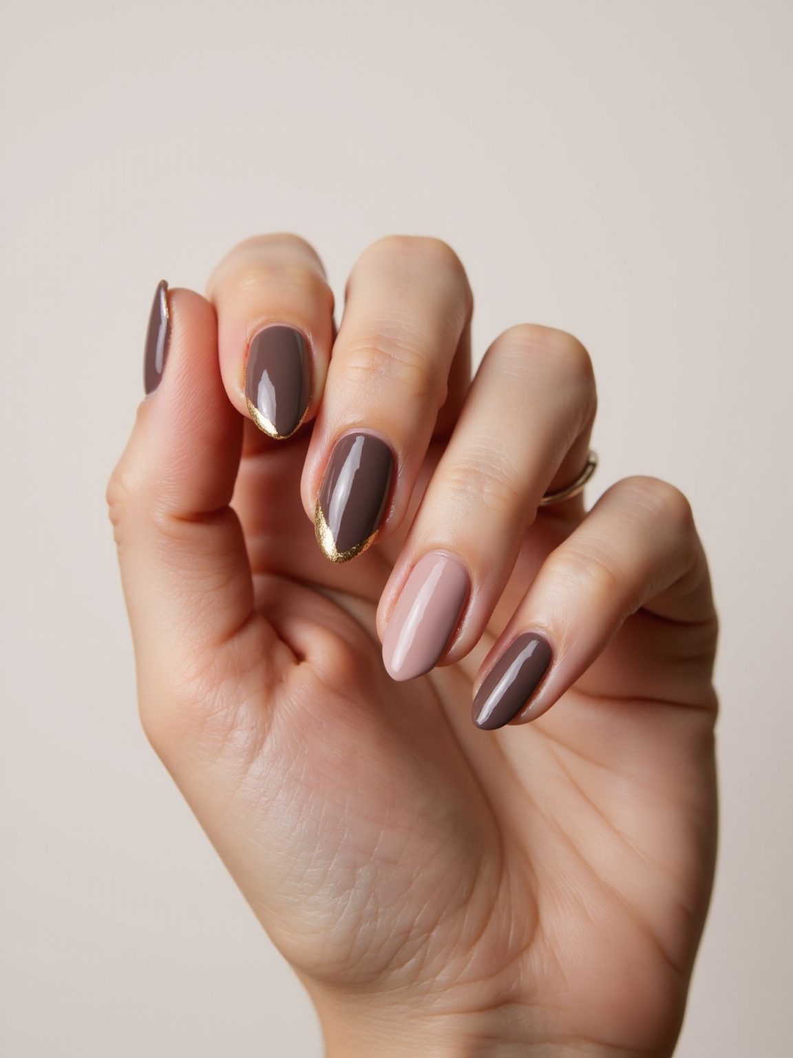 thin metallic arc accents