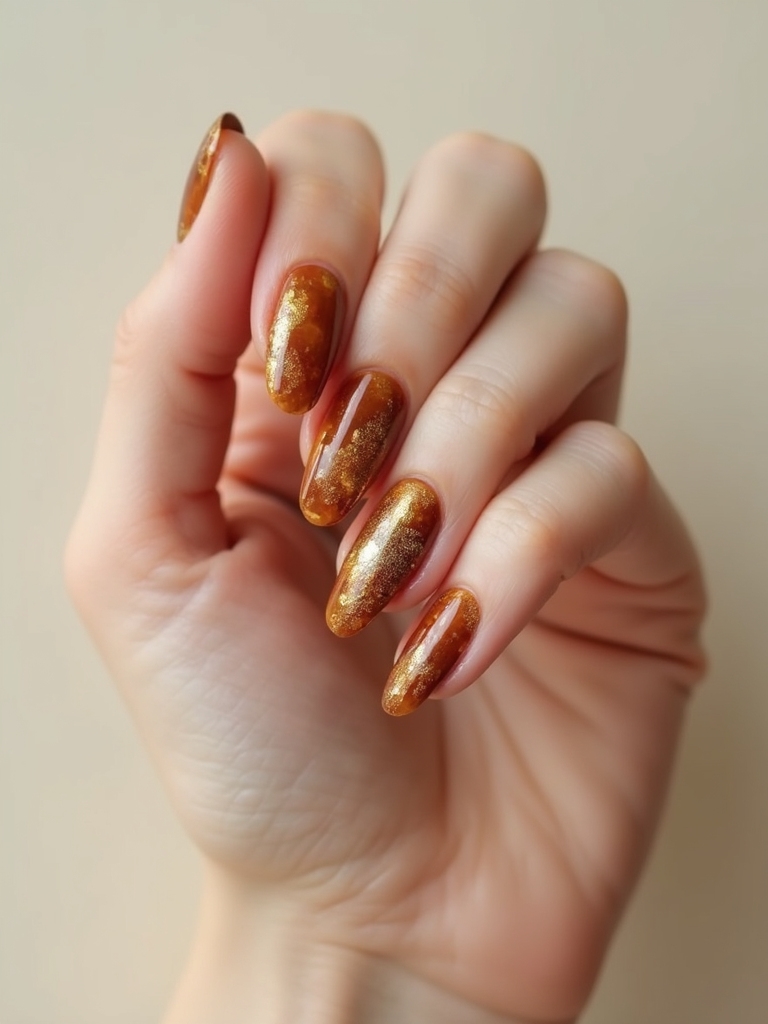 tortoiseshell with gold foil